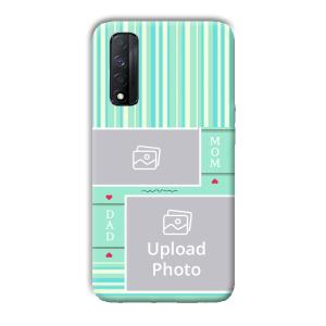 Mom Dad Customized Printed Back Cover for Realme Narzo 30