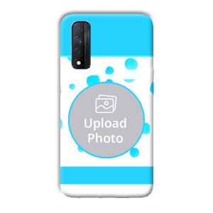 Bluish Customized Printed Back Cover for Realme Narzo 30