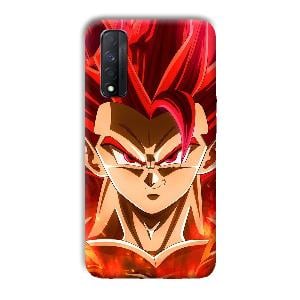 Goku Design Phone Customized Printed Back Cover for Realme Narzo 30