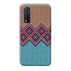 Fabric Design Phone Customized Printed Back Cover for Realme Narzo 30