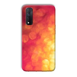 Red Orange Phone Customized Printed Back Cover for Realme Narzo 30