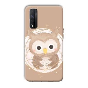 Owlet Phone Customized Printed Back Cover for Realme Narzo 30