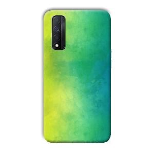 Green Pattern Phone Customized Printed Back Cover for Realme Narzo 30