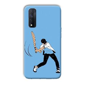 Cricketer Phone Customized Printed Back Cover for Realme Narzo 30
