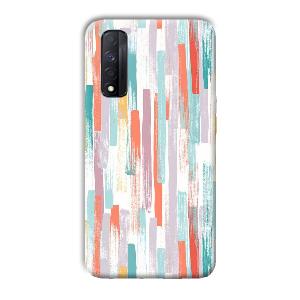 Light Paint Stroke Phone Customized Printed Back Cover for Realme Narzo 30