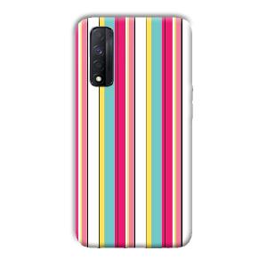 Lines Pattern Phone Customized Printed Back Cover for Realme Narzo 30