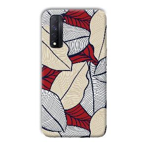 Leafy Pattern Phone Customized Printed Back Cover for Realme Narzo 30
