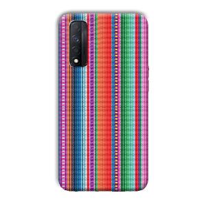 Fabric Pattern Phone Customized Printed Back Cover for Realme Narzo 30