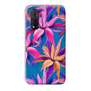Aqautic Flowers Phone Customized Printed Back Cover for Realme Narzo 30
