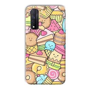Love Desserts Phone Customized Printed Back Cover for Realme Narzo 30