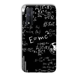 E is Equal To MC2 Phone Customized Printed Back Cover for Realme Narzo 30
