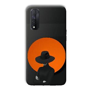 Woman In Black Phone Customized Printed Back Cover for Realme Narzo 30