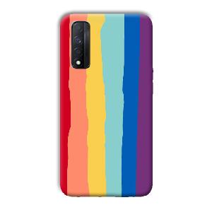 Vertical Paint Phone Customized Printed Back Cover for Realme Narzo 30