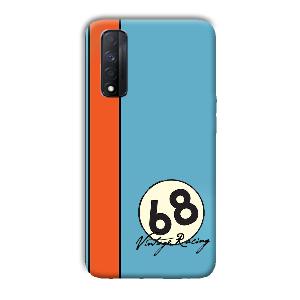 Vintage Racing Phone Customized Printed Back Cover for Realme Narzo 30