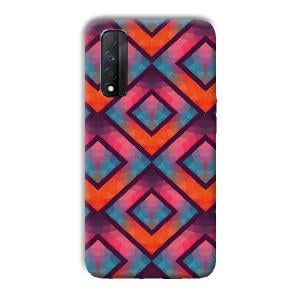 Colorful Boxes Phone Customized Printed Back Cover for Realme Narzo 30