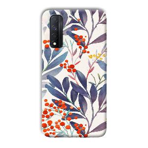 Cherries Phone Customized Printed Back Cover for Realme Narzo 30