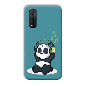 Panda  Phone Customized Printed Back Cover for Realme Narzo 30