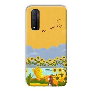Girl in the Scenery Phone Customized Printed Back Cover for Realme Narzo 30