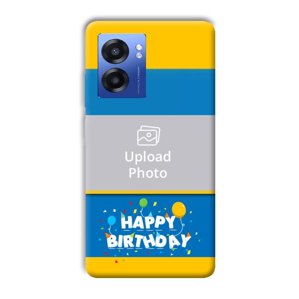Happy Birthday Customized Printed Back Cover for Realme Narzo 50 5G