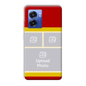 Red Yellow Collage Customized Printed Back Cover for Realme Narzo 50 5G