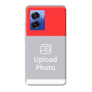 Red White Customized Printed Back Cover for Realme Narzo 50 5G