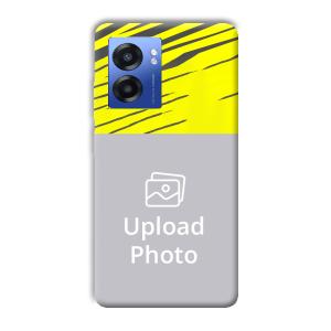 Yellow Lines Customized Printed Back Cover for Realme Narzo 50 5G