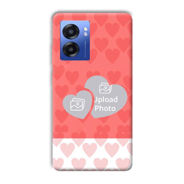 2 Hearts Customized Printed Back Cover for Realme Narzo 50 5G