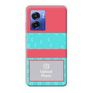 Bluish Pattern Customized Printed Back Cover for Realme Narzo 50 5G