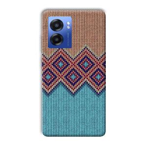 Fabric Design Phone Customized Printed Back Cover for Realme Narzo 50 5G