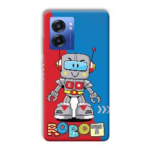 Robot Phone Customized Printed Back Cover for Realme Narzo 50 5G