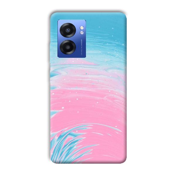 Pink Water Phone Customized Printed Back Cover for Realme Narzo 50 5G