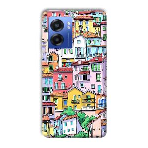 Colorful Alley Phone Customized Printed Back Cover for Realme Narzo 50 5G