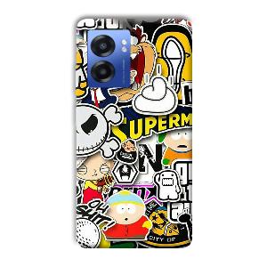 Cartoons Phone Customized Printed Back Cover for Realme Narzo 50 5G