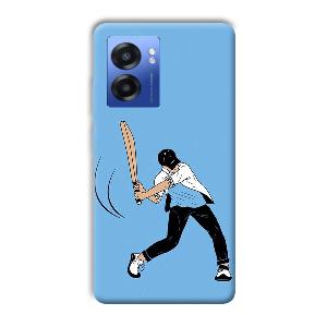Cricketer Phone Customized Printed Back Cover for Realme Narzo 50 5G