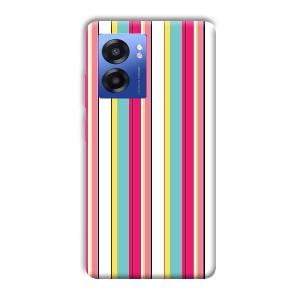 Lines Pattern Phone Customized Printed Back Cover for Realme Narzo 50 5G