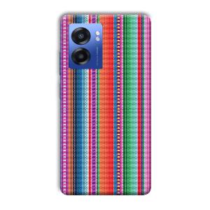 Fabric Pattern Phone Customized Printed Back Cover for Realme Narzo 50 5G