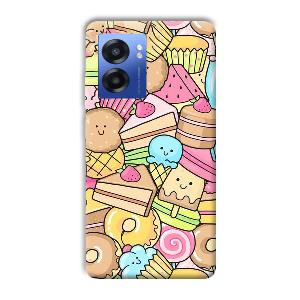 Love Desserts Phone Customized Printed Back Cover for Realme Narzo 50 5G