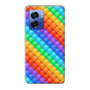 Colorful Circles Phone Customized Printed Back Cover for Realme Narzo 50 5G