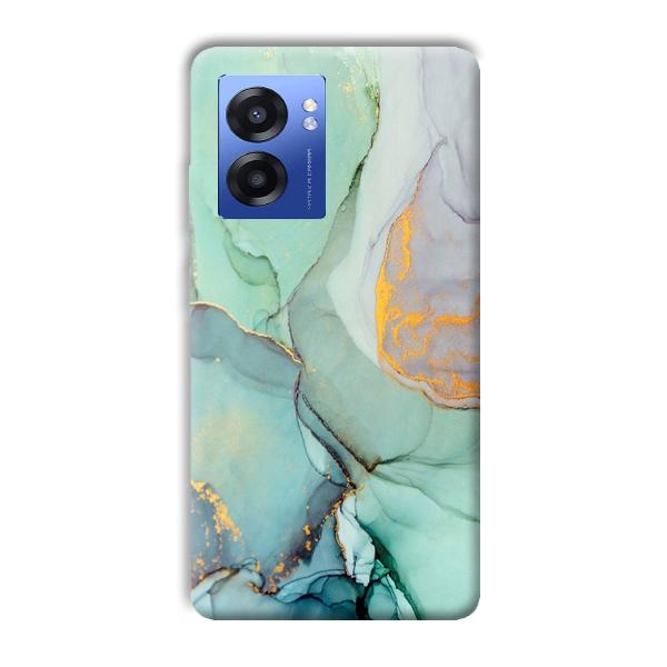 Green Marble Phone Customized Printed Back Cover for Realme Narzo 50 5G