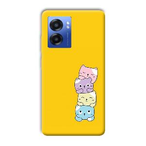 Colorful Kittens Phone Customized Printed Back Cover for Realme Narzo 50 5G
