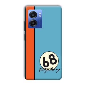 Vintage Racing Phone Customized Printed Back Cover for Realme Narzo 50 5G