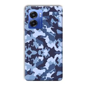 Blue Patterns Phone Customized Printed Back Cover for Realme Narzo 50 5G
