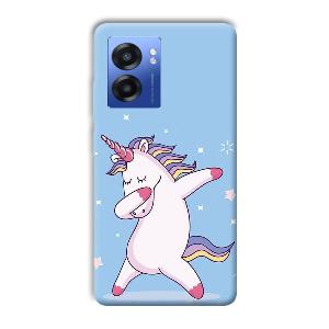 Unicorn Dab Phone Customized Printed Back Cover for Realme Narzo 50 5G