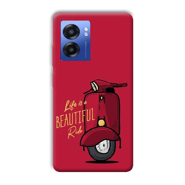 Life is Beautiful  Phone Customized Printed Back Cover for Realme Narzo 50 5G