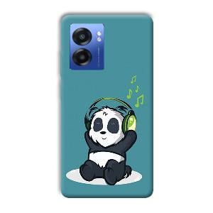 Panda  Phone Customized Printed Back Cover for Realme Narzo 50 5G