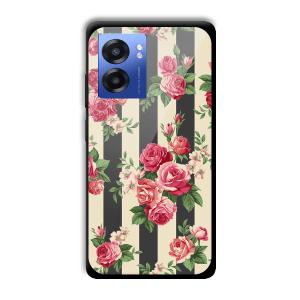 Wall of Flowers Customized Printed Glass Back Cover for Realme Narzo 50 5G