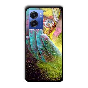 Festival of Colors Customized Printed Glass Back Cover for Realme Narzo 50 5G