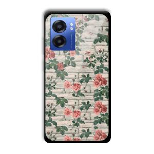 Flowers Customized Printed Glass Back Cover for Realme Narzo 50 5G