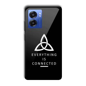 Everything is Connected Customized Printed Glass Back Cover for Realme Narzo 50 5G