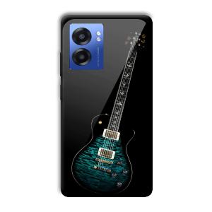 Neon Guitar Customized Printed Glass Back Cover for Realme Narzo 50 5G